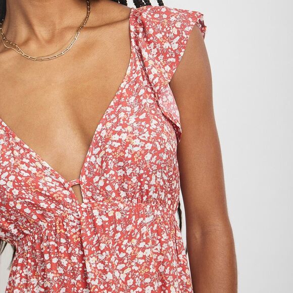 Rails Anika Dress Red Ditsy Floral - Picture 3 of 10